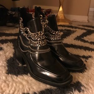 Zara leather boots
